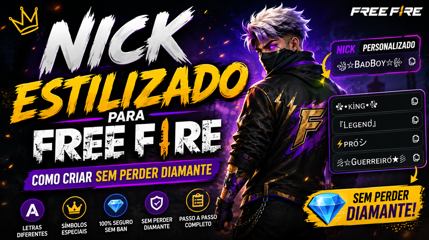 Nick Estilizado para Free Fire: Guia Completo