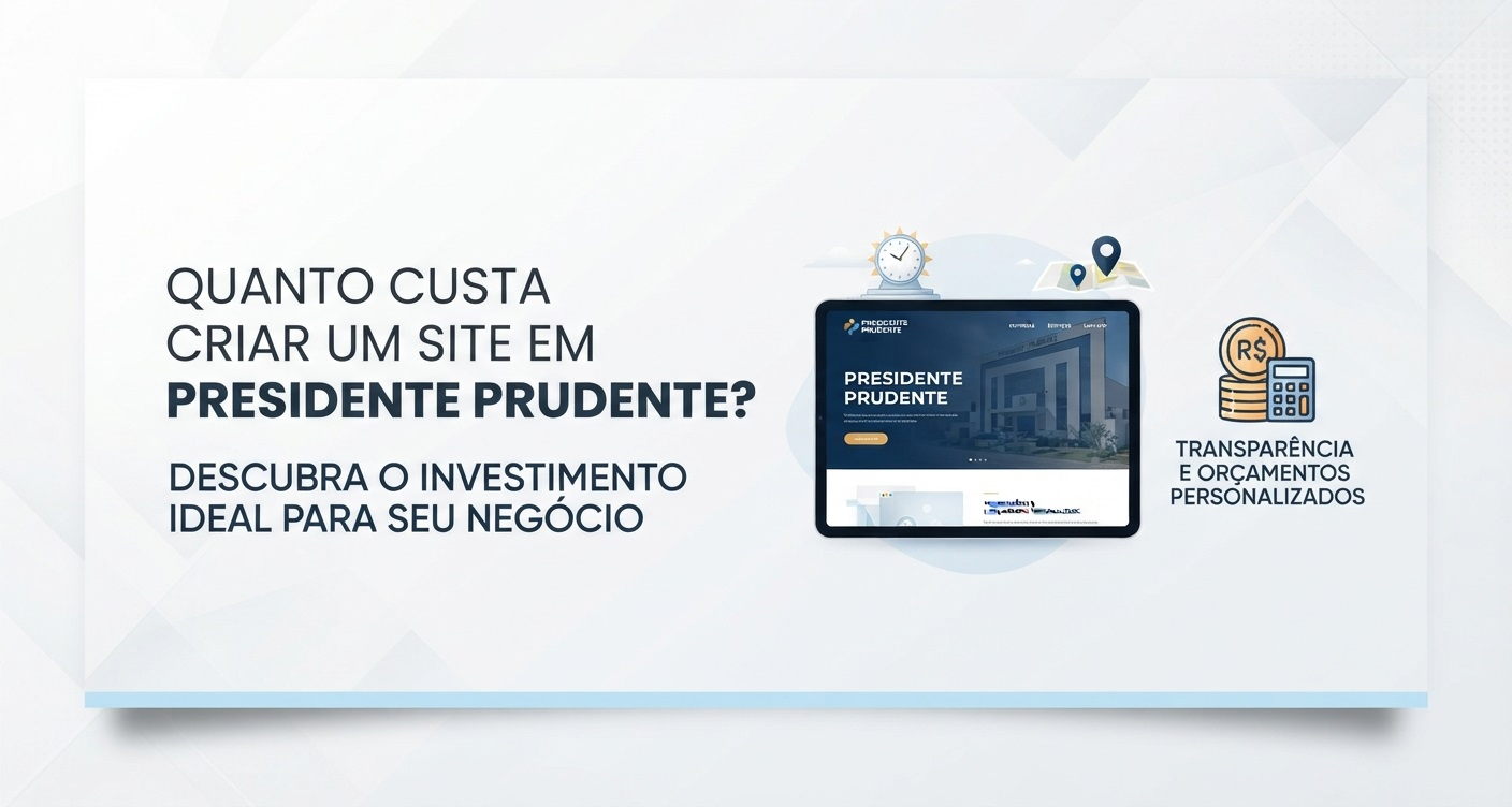 Quanto custa criar um site em Presidente Prudente