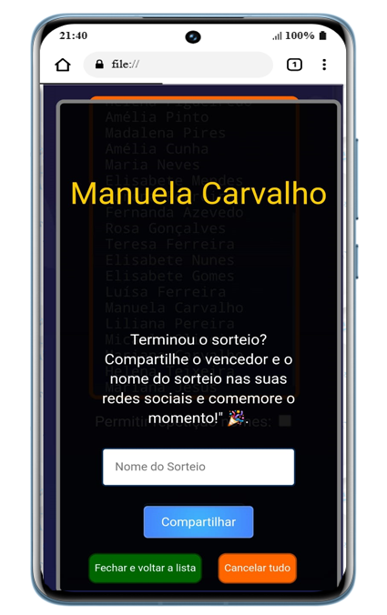 Sorteio online com Nomes | Simples Gratis.